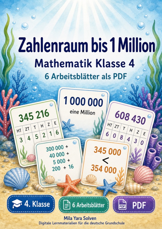 Cover: Zahlenraum bis 1 Million