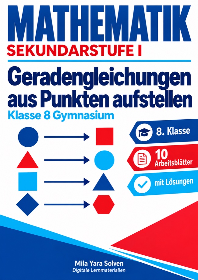 Cover: Geradengleichungen aus Punkten aufstellen