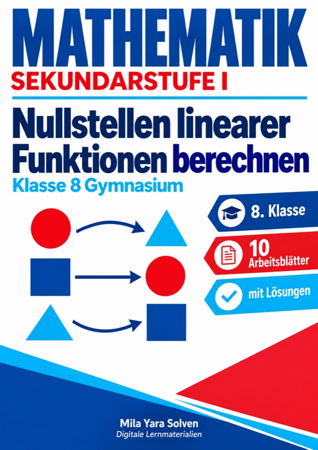 Cover: Nullstellen linearer Funktionen berechnen