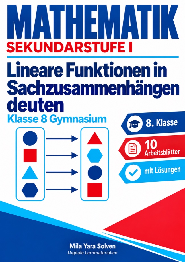 Cover: Lineare Funktionen in Sachzusammenhängen deuten
