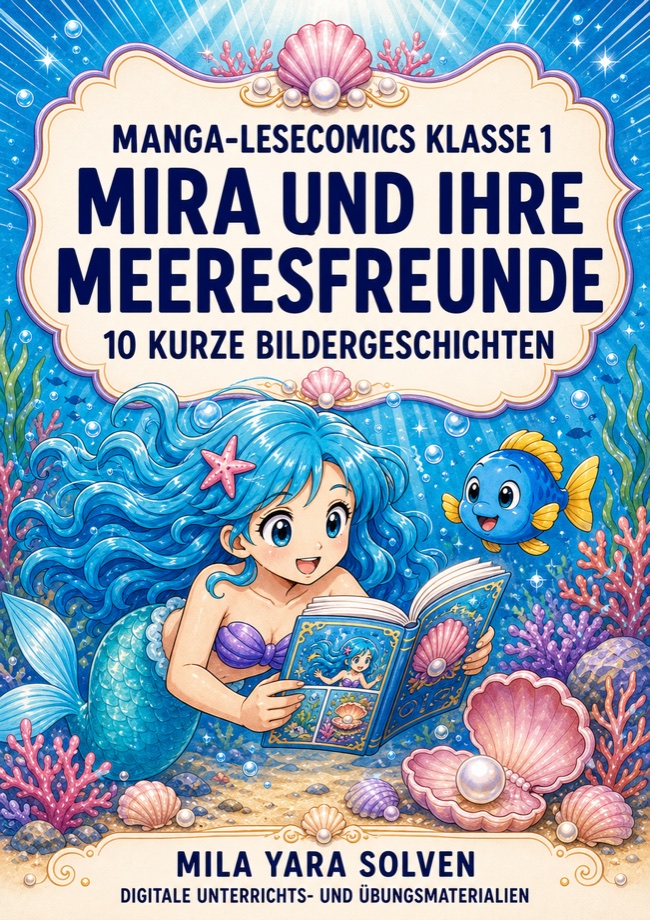 Cover: Manga-Lesecomics Klasse 1 - Meerjungfrauen
