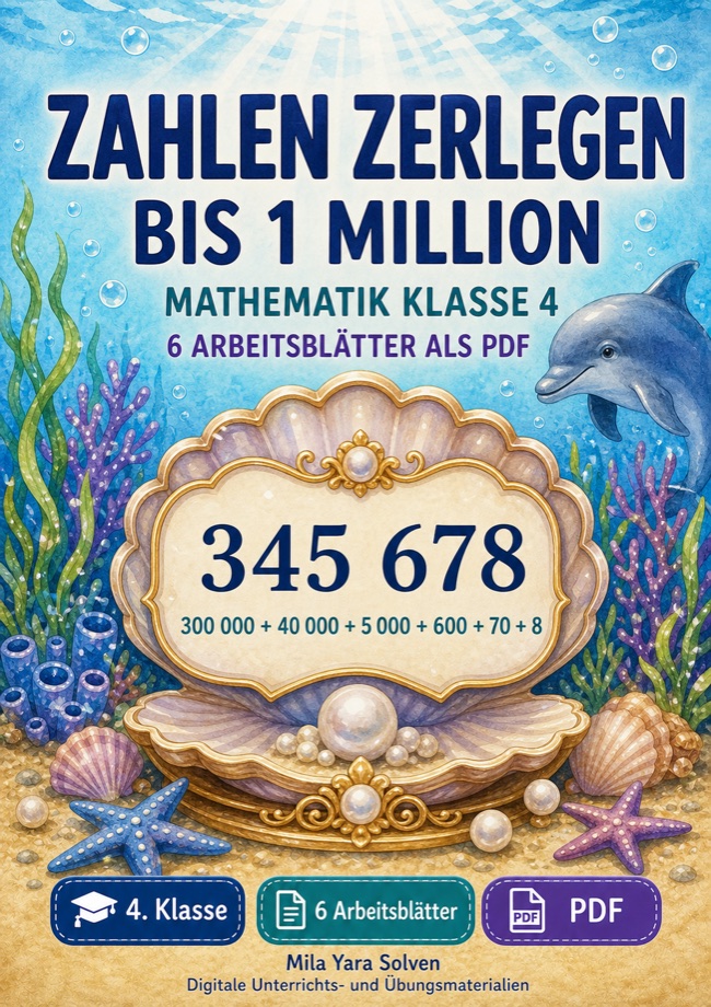 Cover: Zahlen zerlegen bis 1 Million