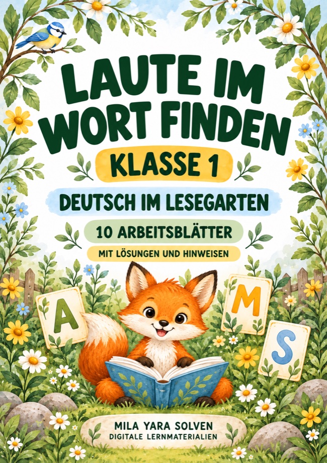 Cover: Laute im Wort finden Klasse 1 - Lesegarten