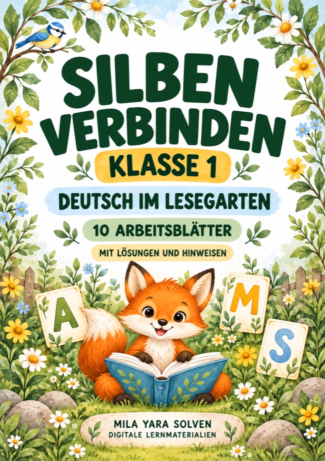 Cover: Silben verbinden Klasse 1 - Lesegarten