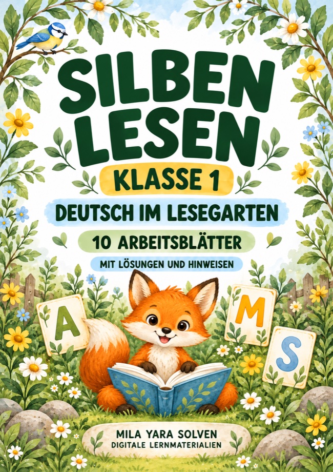 Cover: Silben lesen Klasse 1 - Lesegarten