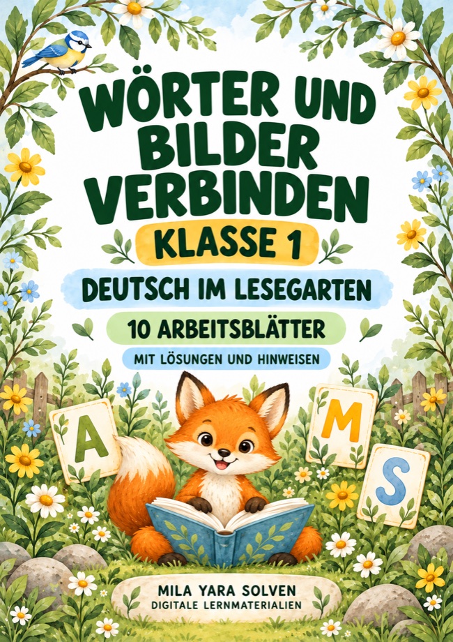 Cover: Wörter und Bilder verbinden Klasse 1 - Lesegarten