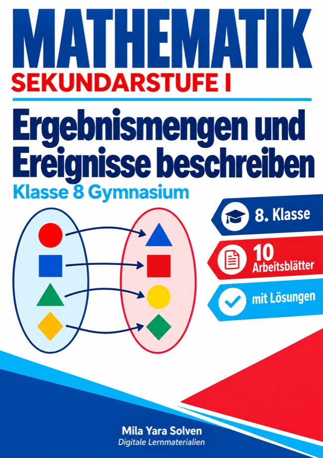 Cover: Ergebnismengen und Ereignisse beschreiben