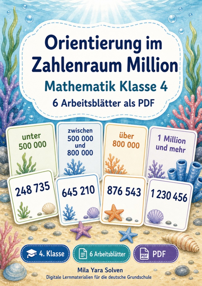 Cover: Orientierung im Zahlenraum Million