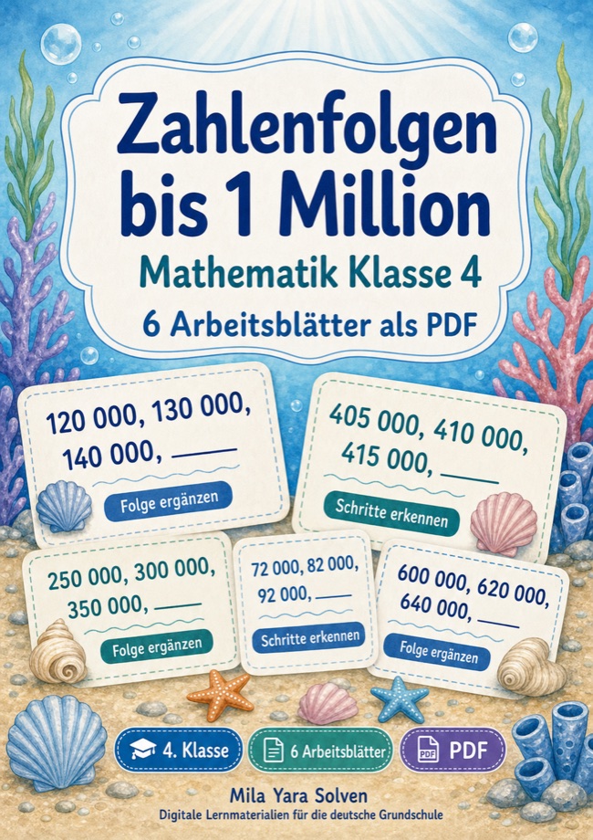 Cover: Zahlenfolgen bis 1 Million