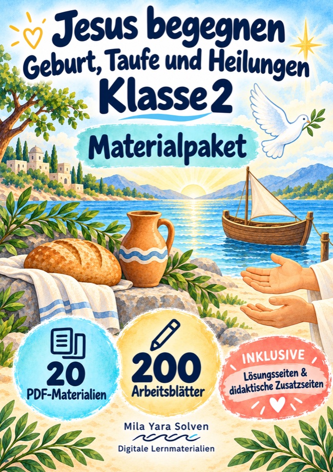 Cover: Jesus begegnen – Geburt, Taufe und Heilungen
