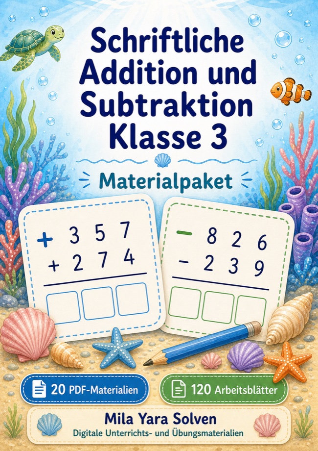 Cover: Schriftliche Addition und Subtraktion