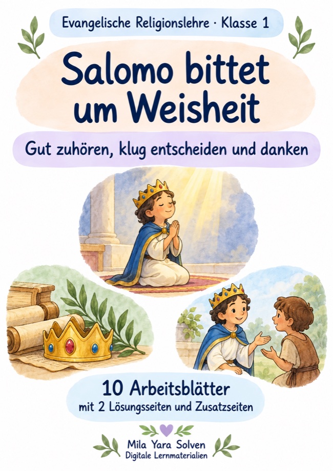 Cover: Salomo bittet um Weisheit