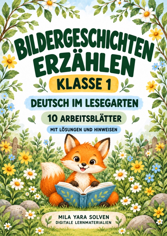 Cover: Bildergeschichten erzählen Klasse 1 - Lesegarten