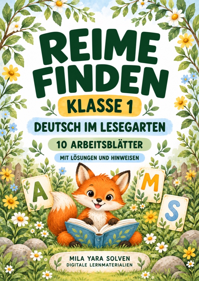 Cover: Reime finden Klasse 1 - Tierfreunde