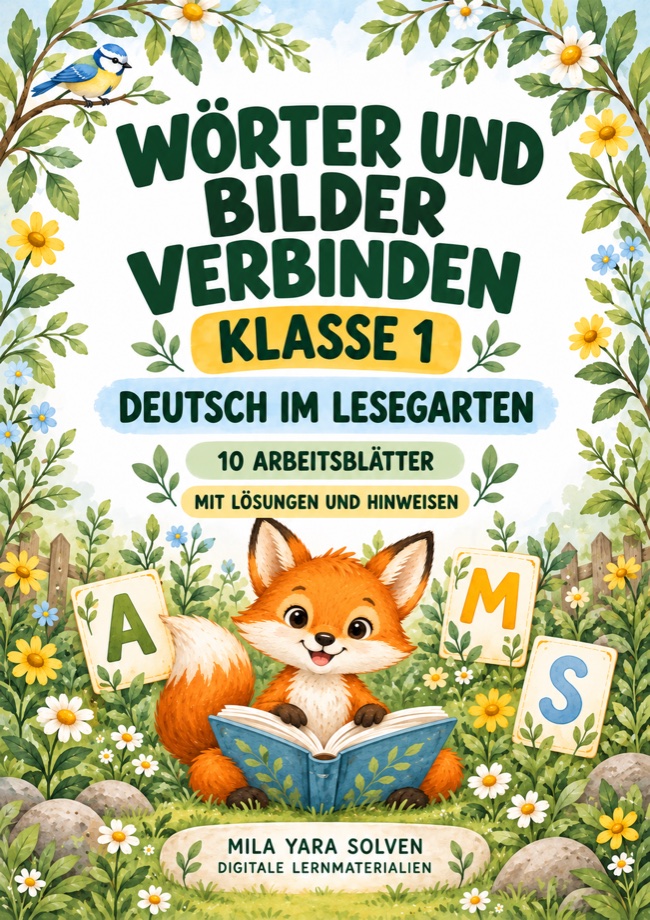 Cover: Wörter und Bilder verbinden Klasse 1 - Tierfreunde