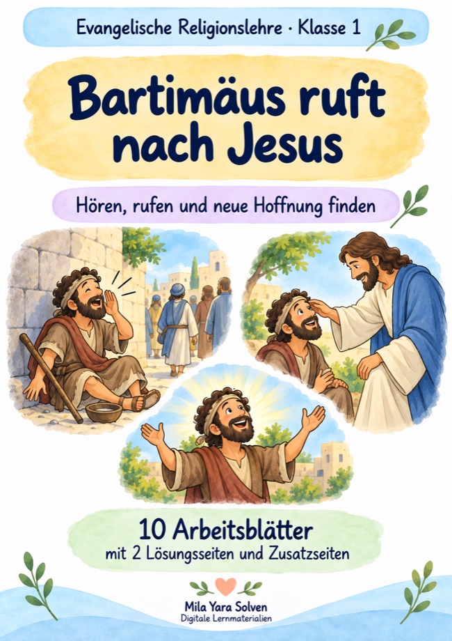 Cover: Bartimäus ruft nach Jesus