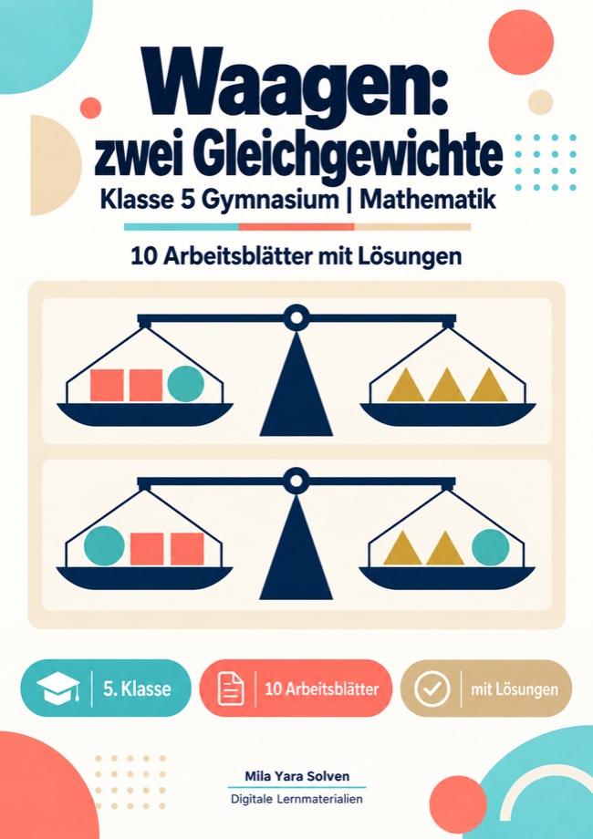 Cover: Waagen: zwei Gleichgewichte Klasse 5 Gymnasium