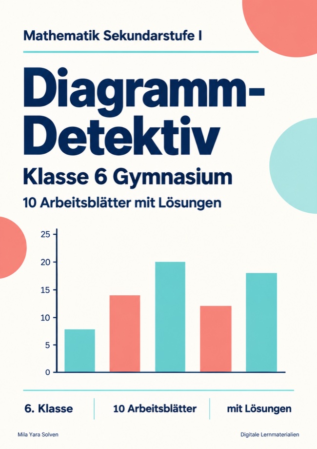 Cover: Diagramm-Detektiv Klasse 6 Gymnasium