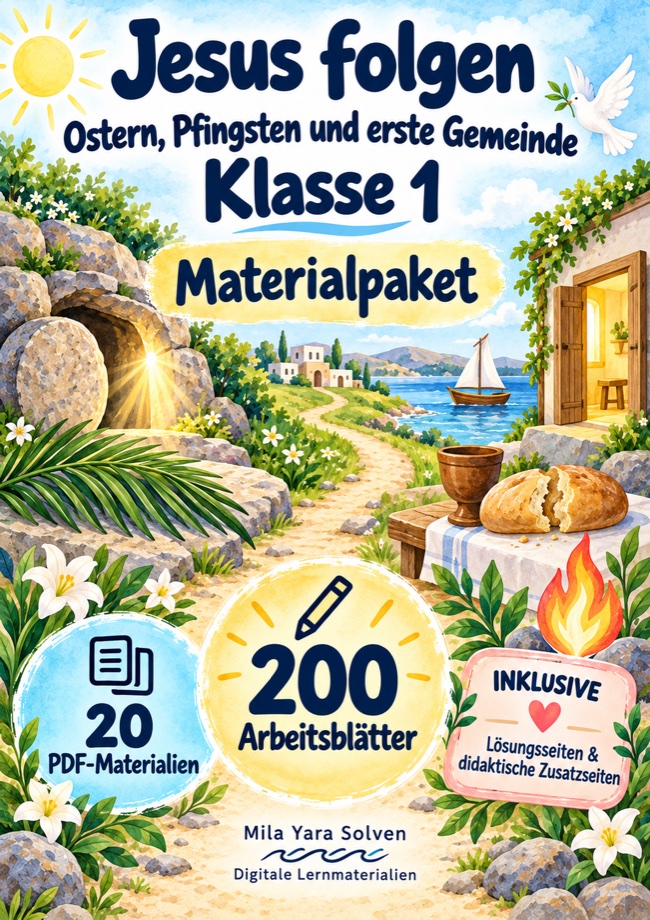 Cover: Jesus folgen – Ostern, Pfingsten und erste Gemeinde