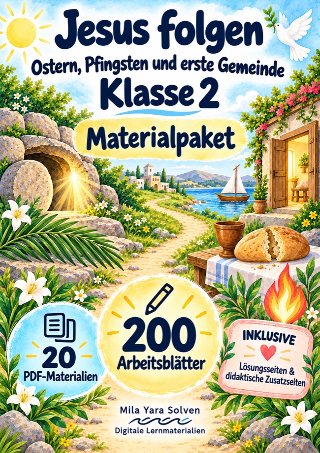 Cover: Jesus folgen – Ostern, Pfingsten und erste Gemeinde