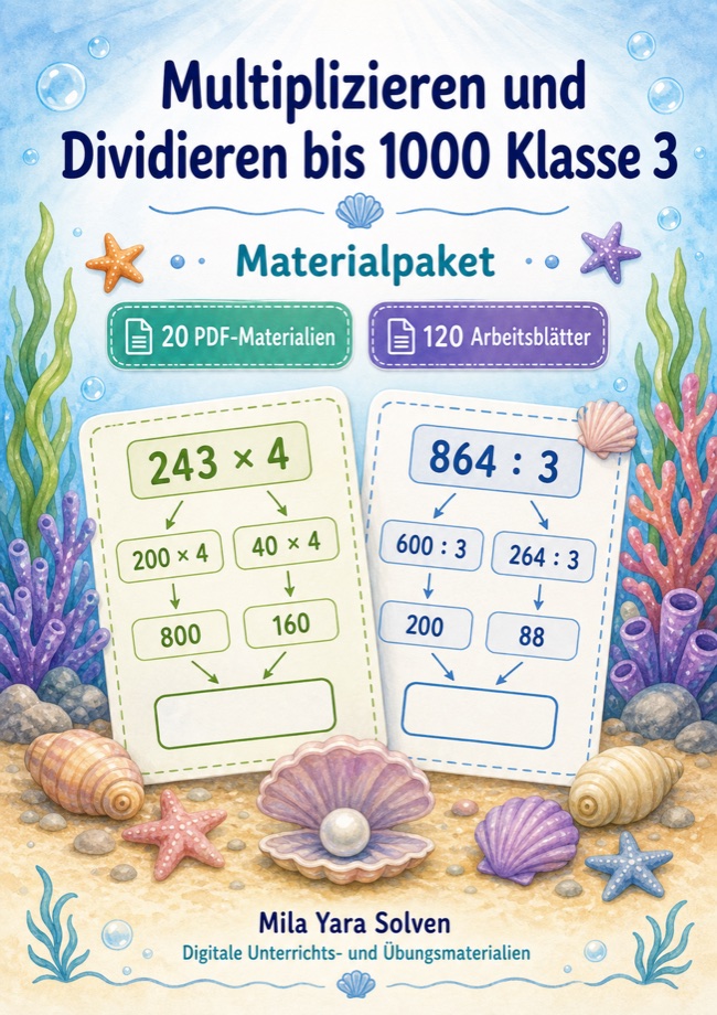 Cover: Multiplizieren und Dividieren bis 1000