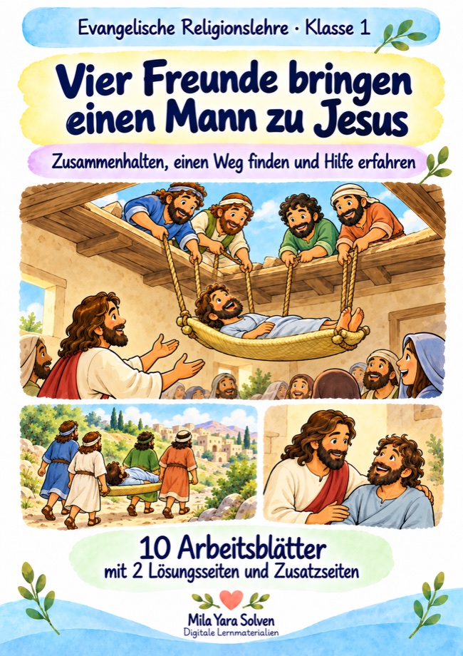 Cover: Vier Freunde bringen einen Mann zu Jesus
