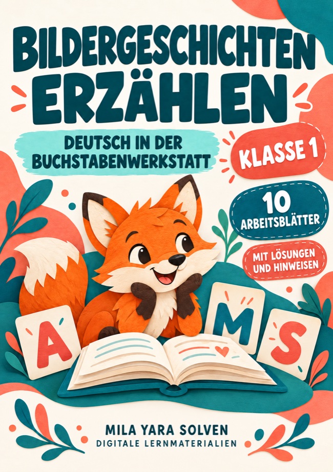 Cover: Bildergeschichten erzählen Klasse 1 - Tierfreunde