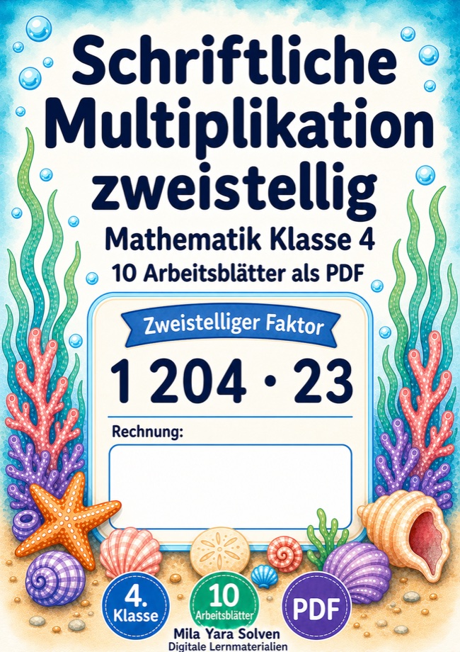 Cover: Schriftliche Multiplikation zweistellig