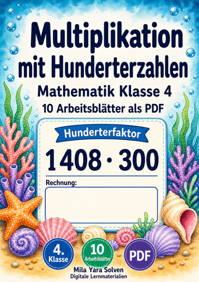 Cover: Multiplikation mit Hunderterzahlen