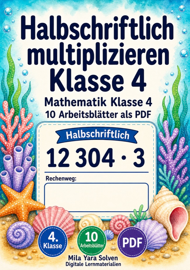 Cover: Halbschriftlich multiplizieren