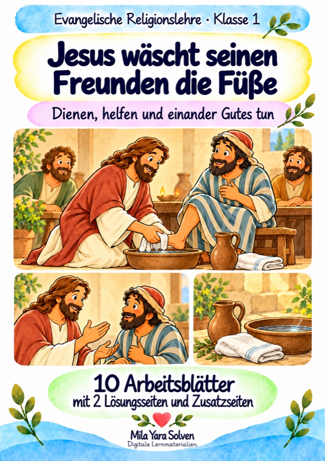 Cover: Jesus wäscht seinen Freunden die Füße