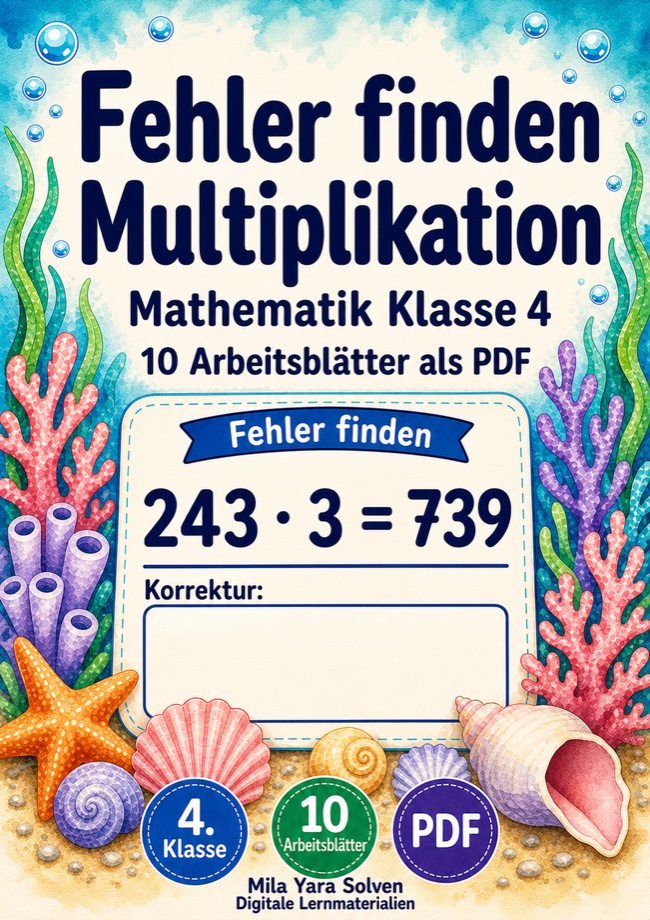 Cover: Fehler finden Multiplikation