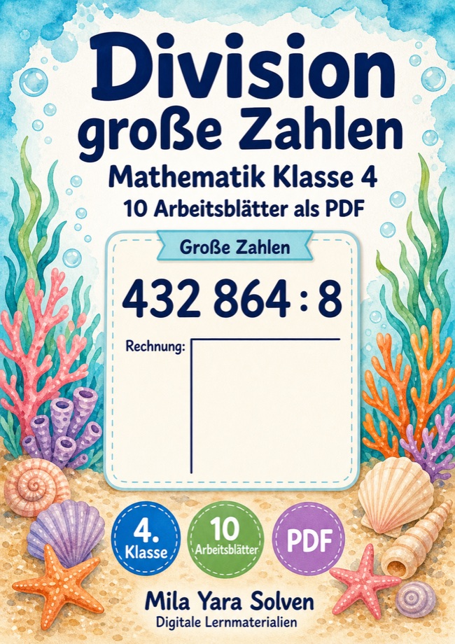 Cover: Division große Zahlen