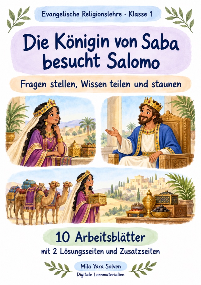 Cover: Die Königin von Saba besucht Salomo