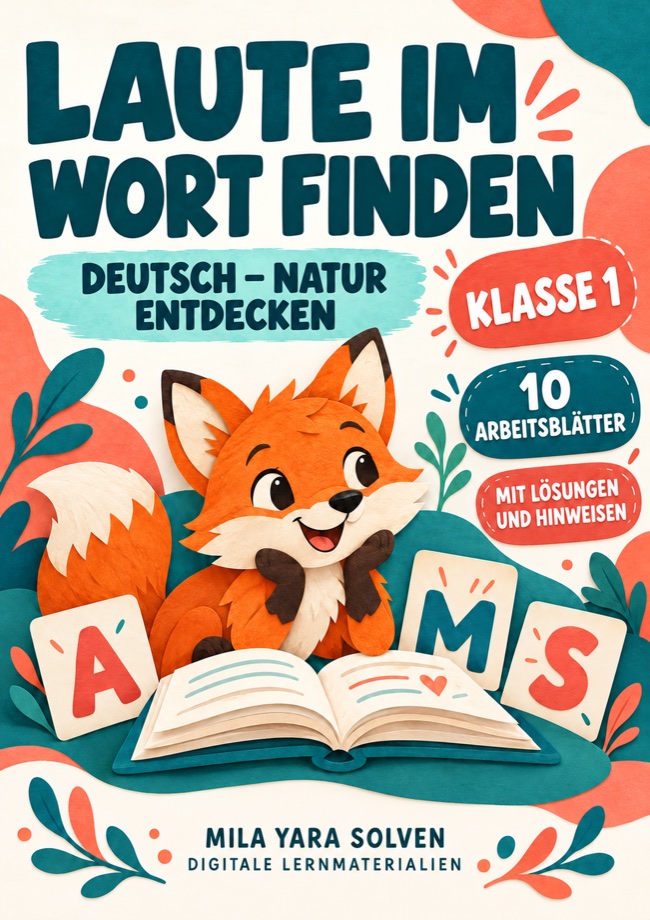 Cover: Laute im Wort finden Klasse 1 - Natur entdecken