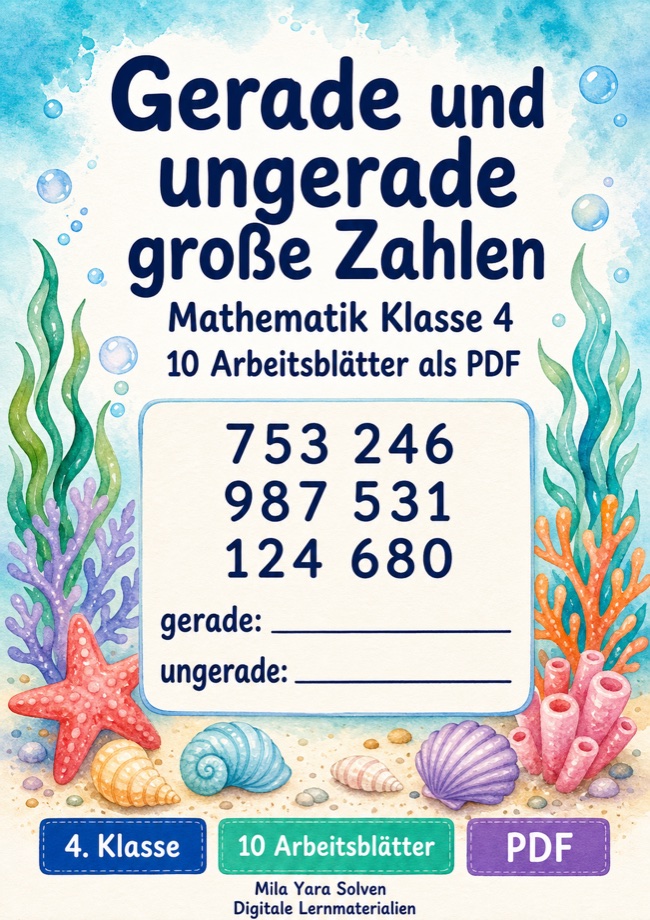 Cover: Gerade und ungerade große Zahlen