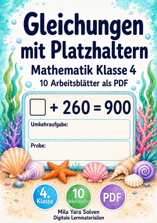 Cover: Gleichungen mit Platzhaltern
