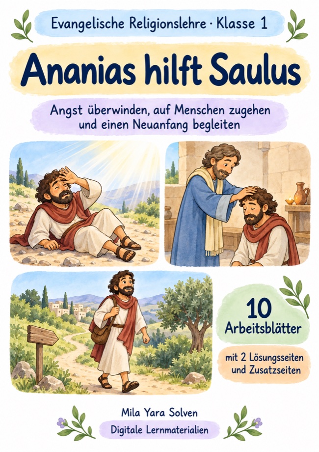 Cover: Ananias hilft Saulus