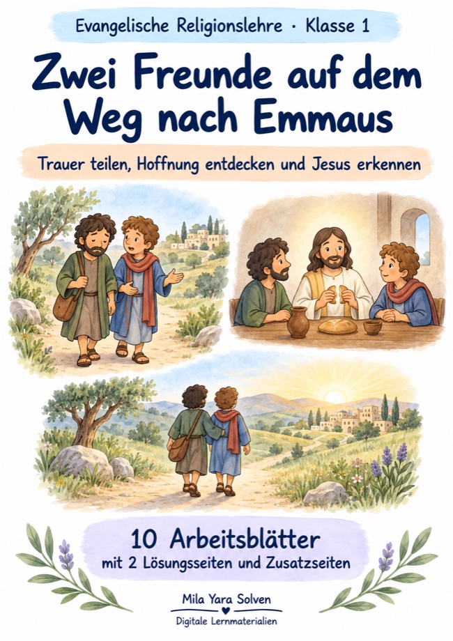 Cover: Zwei Freunde auf dem Weg nach Emmaus