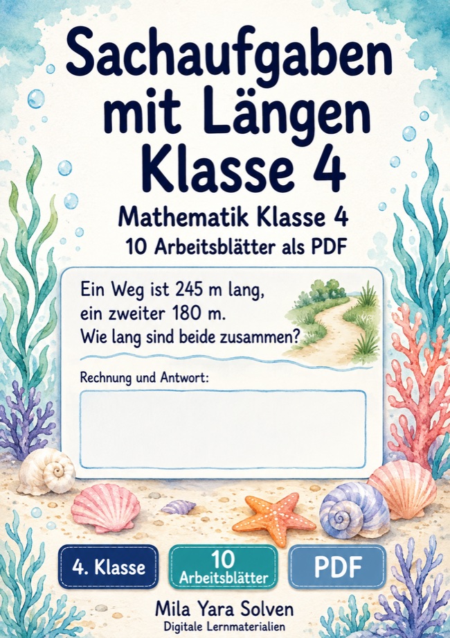 Cover: Sachaufgaben mit Längen