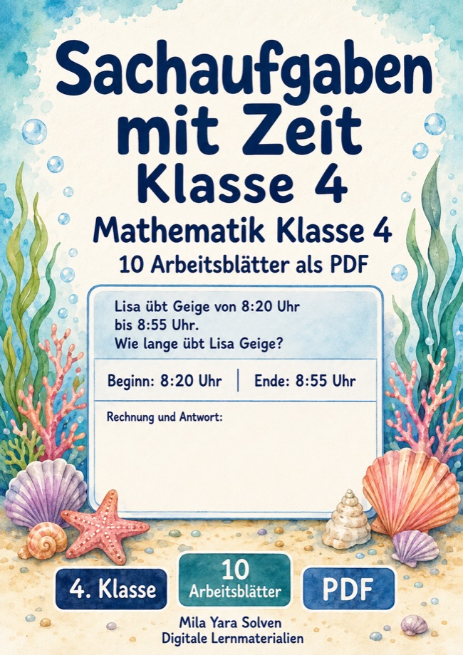 Cover: Sachaufgaben mit Zeit