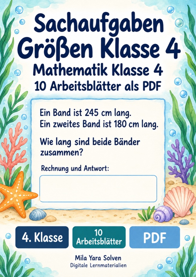Cover: Sachaufgaben Größen