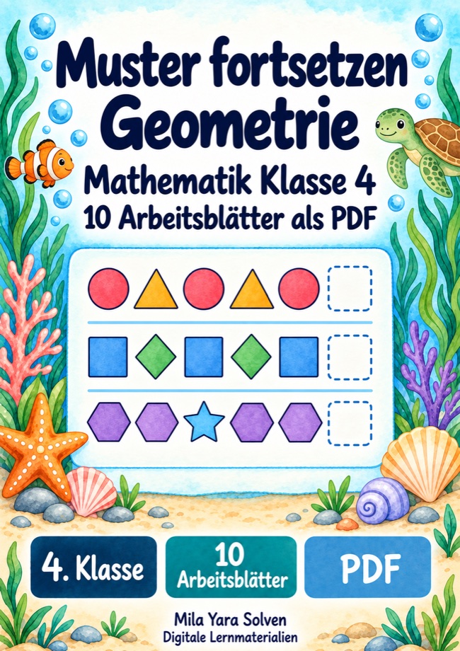 Cover: Muster fortsetzen Geometrie