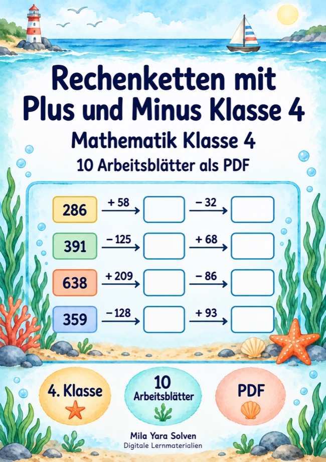 Cover: Rechenketten mit Plus und Minus