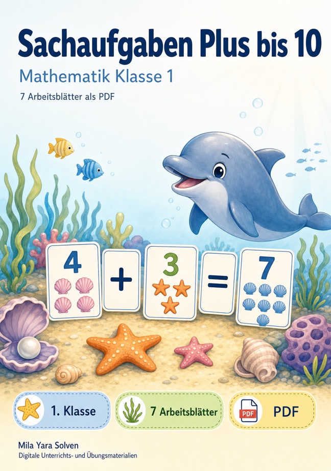 Cover: Sachaufgaben Plus bis 10