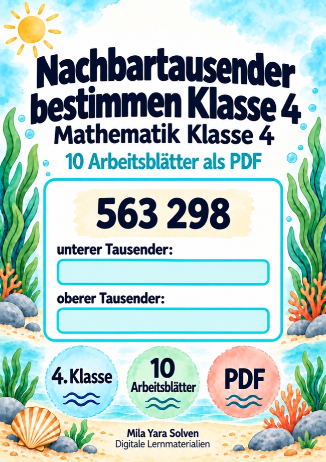 Cover: Nachbartausender bestimmen