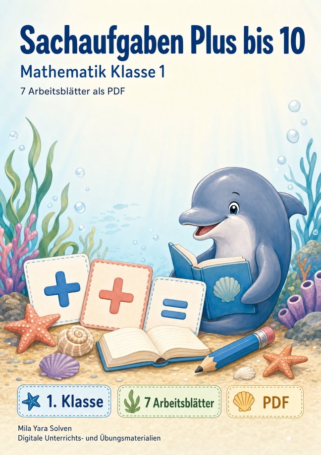 Cover: Sachaufgaben Plus bis 10