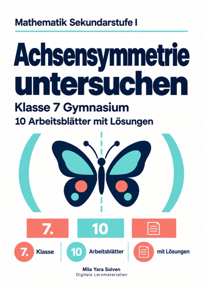 Cover: Achsensymmetrie untersuchen