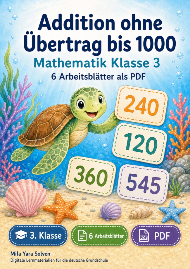 Cover: Addition ohne Übertrag bis 1000