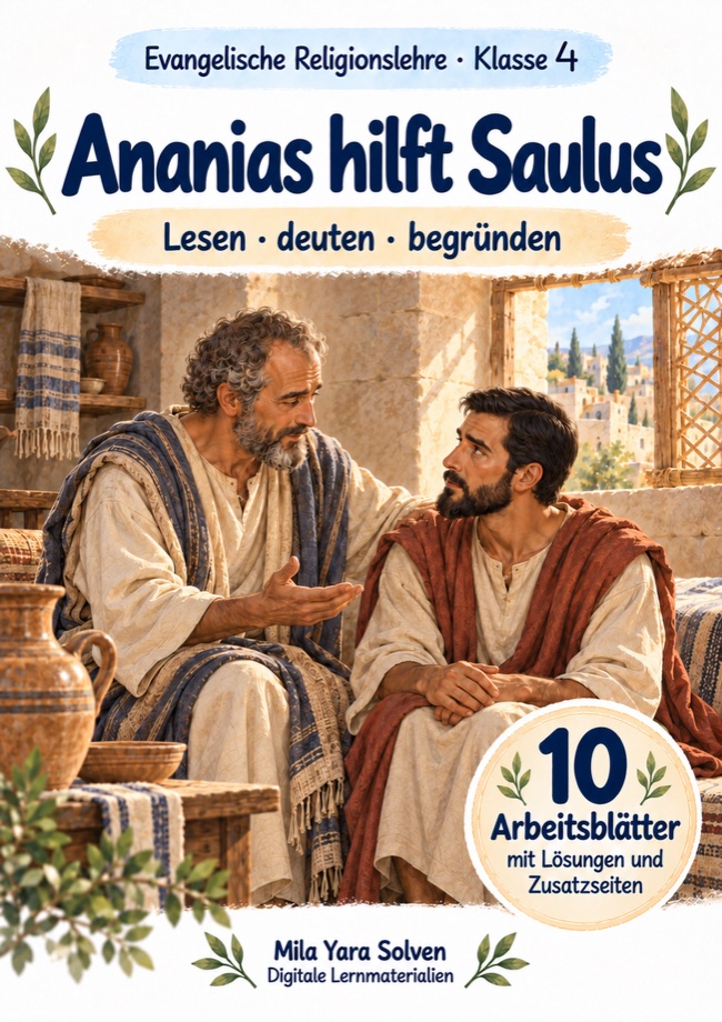 Cover: Ananias hilft Saulus